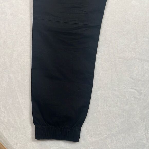 Maison Noir Premium Jogger Cargo Black Pants Bottoms Men Large NWOT - Picture 10 of 10